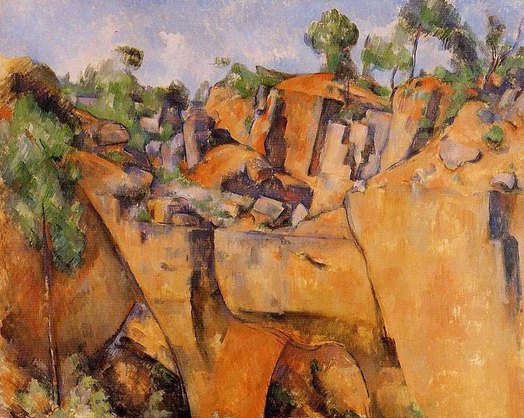 Paul Cezanne The Bibemus Quarry Germany oil painting art